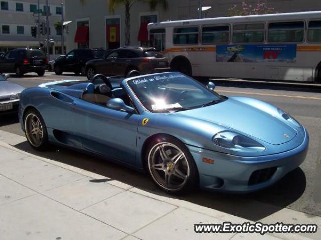 Ferrari 360 Modena spotted in Beverly Hills, California