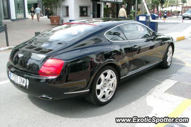 Bentley Continental spotted in Puerto banus, Spain