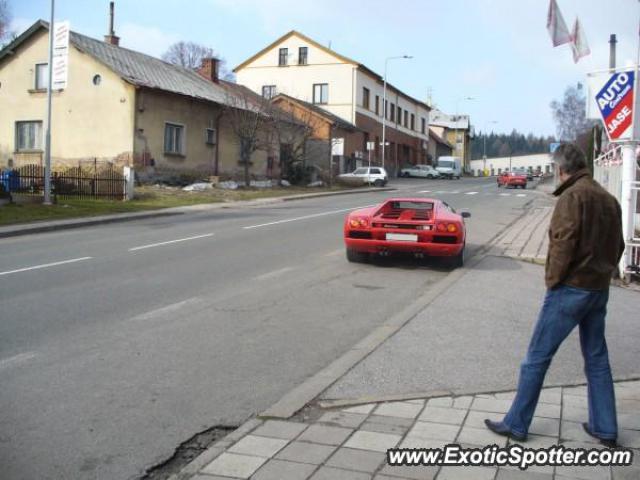 Lamborghini Diablo spotted in Nová Paka, Czech Republic