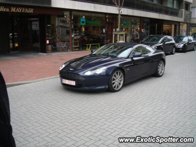 Aston Martin DB9 spotted in Knokke, Belgium