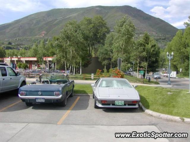 Lotus Esprit spotted in Aspen, Colorado