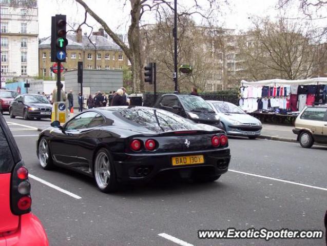 Ferrari 360 Modena spotted in London, United Kingdom