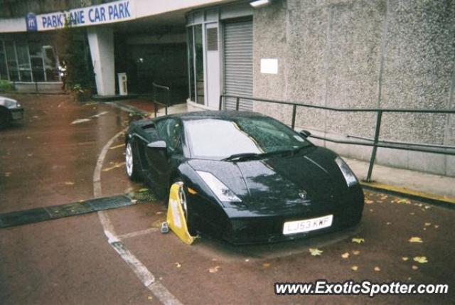 Lamborghini Gallardo spotted in London, United Kingdom