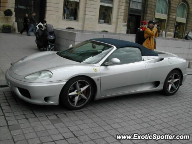 Ferrari 360 Modena spotted in Paris, France