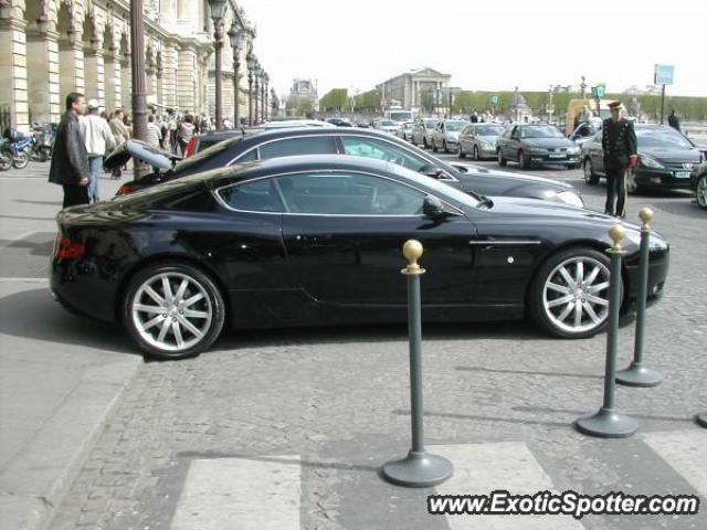 Aston Martin DB9 spotted in Paris, France