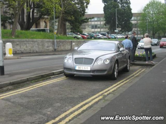 Bentley Continental spotted in Taunton, United Kingdom