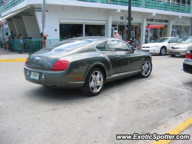 Bentley Continental spotted in South Beach, Miami, Florida