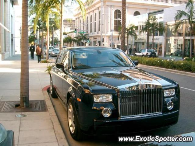 Rolls Royce Phantom spotted in Beverly Hills, California