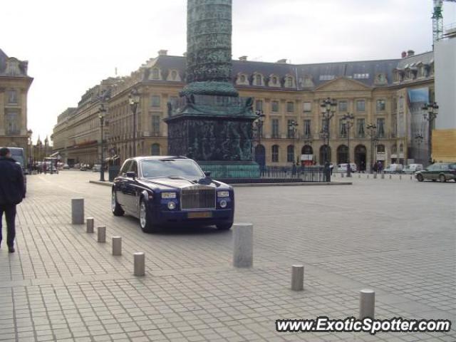 Rolls Royce Phantom spotted in Paris, France