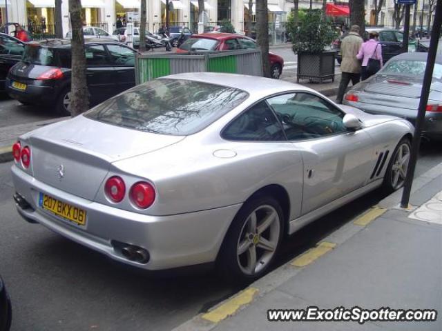 Ferrari 550 spotted in Paris, France