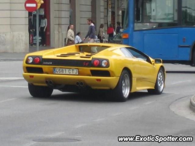 Lamborghini Diablo spotted in Barcelona, Spain