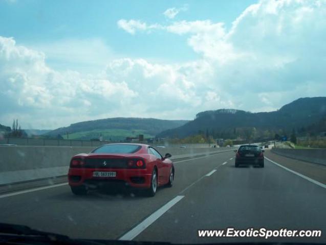 Ferrari 360 Modena spotted in Kriegsstetten, Switzerland