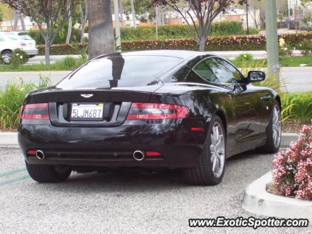 Aston Martin DB9 spotted in Calabasas, California