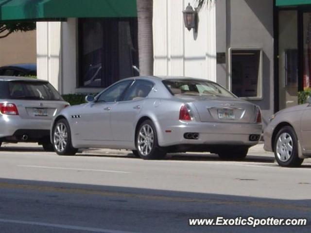 Maserati Quattroporte spotted in Palm Beach, Florida