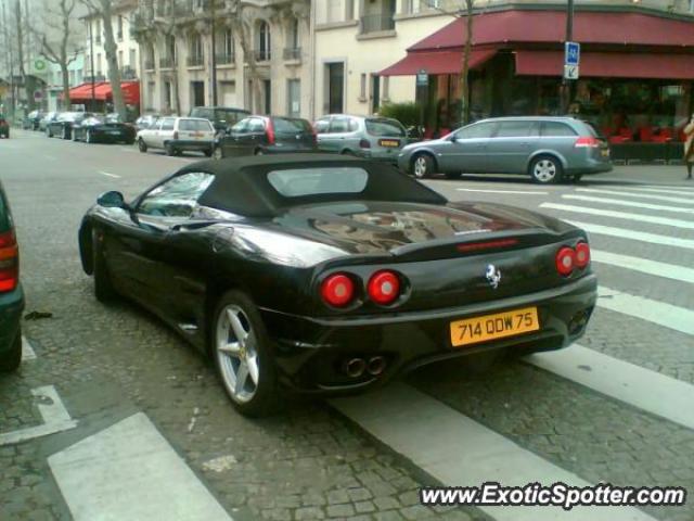 Ferrari 360 Modena spotted in Paris, France