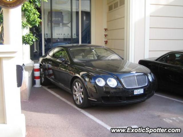 Bentley Continental spotted in Monaco, Monaco