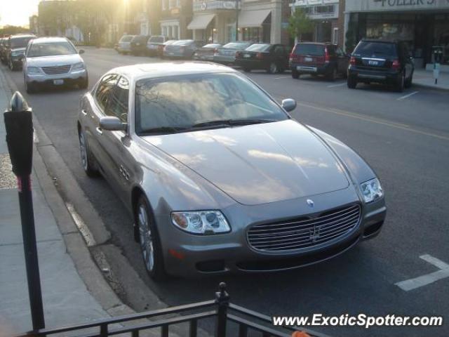 Maserati Quattroporte spotted in Hinsdale, Illinois