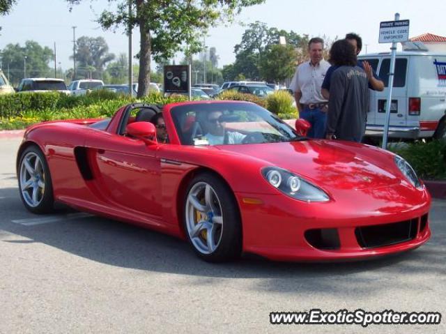 Porsche Carrera GT spotted in Calabasas, California