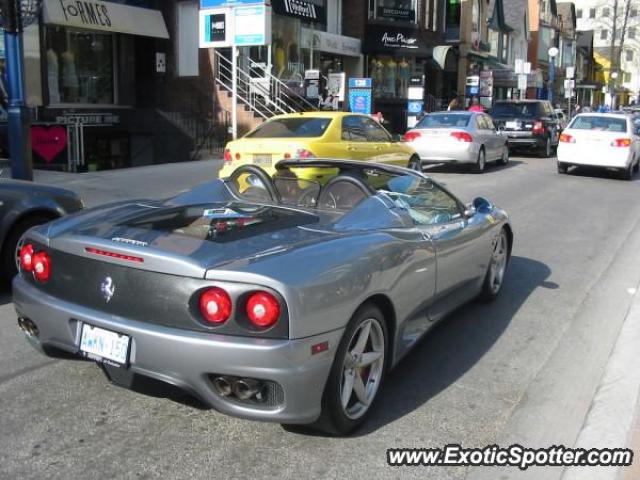 Ferrari 360 Modena spotted in Toronto, Canada