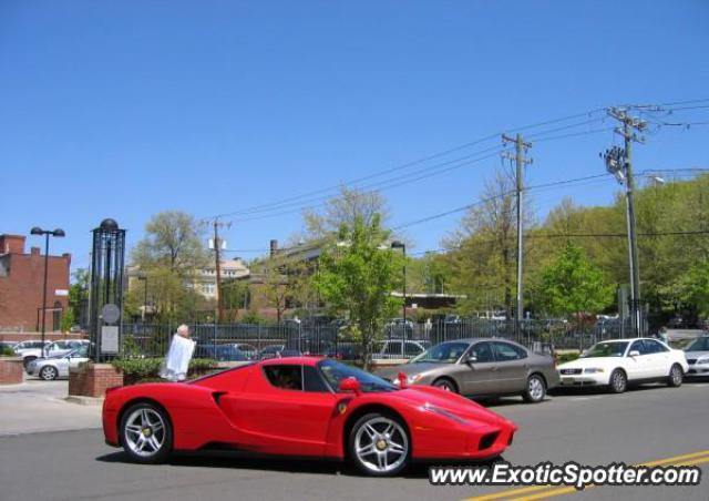 Ferrari Enzo spotted in Greenwich, Connecticut