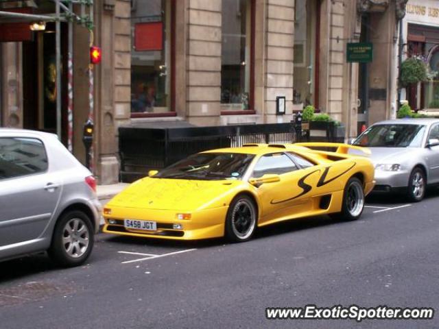 Lamborghini Diablo spotted in London, United Kingdom