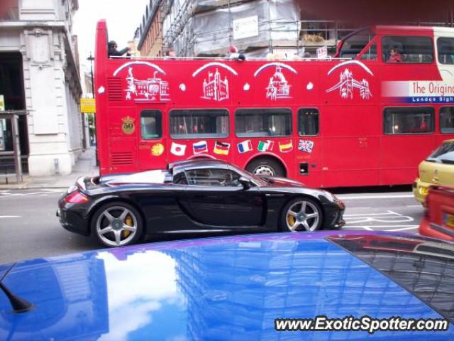 Porsche Carrera GT spotted in London, United Kingdom