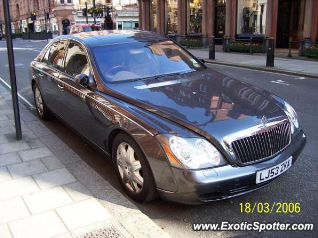 Mercedes Maybach spotted in Park Lane Area, London, United Kingdom