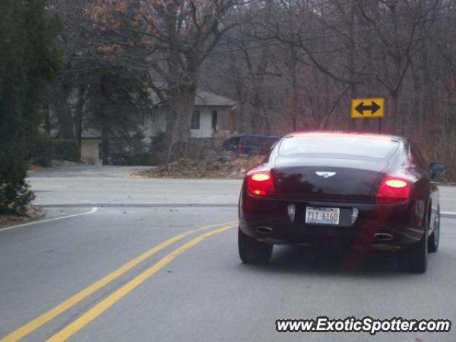 Bentley Continental spotted in Oak Brook, Illinois