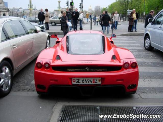 Ferrari Enzo spotted in Paris, France