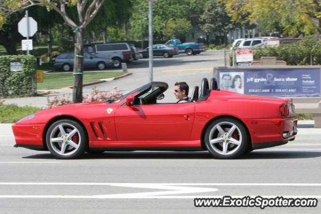 Ferrari 550 spotted in Calabasas, California