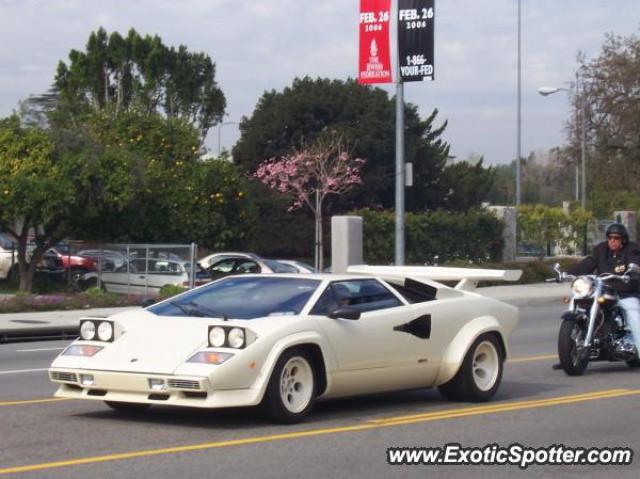 Lamborghini Countach spotted in Calabasas, California