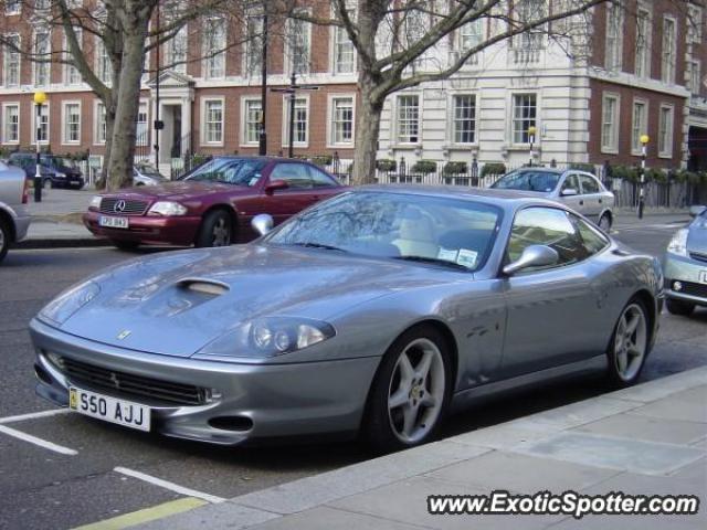 Ferrari 550 spotted in London, United Kingdom