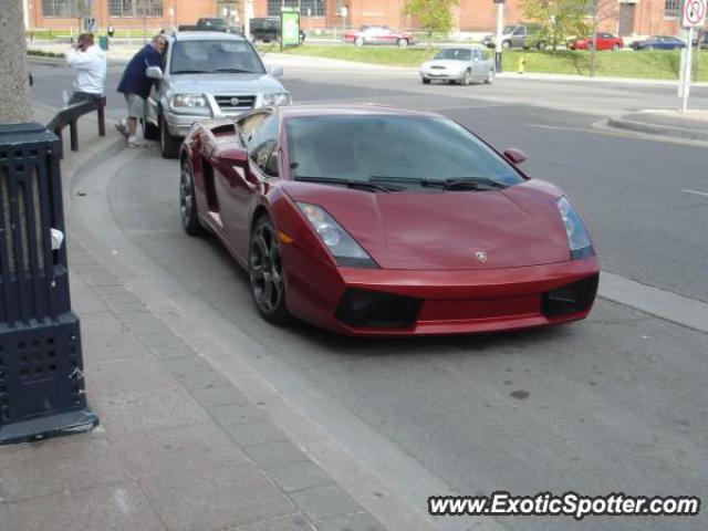 Lamborghini Gallardo spotted in Toronto, Canada