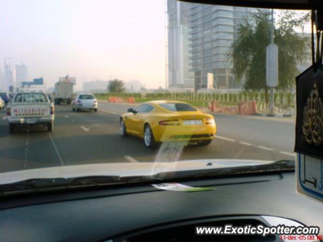 Aston Martin DB9 spotted in Dubai, United Arab Emirates