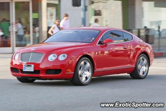 Bentley Continental spotted in Beverly Hills, California