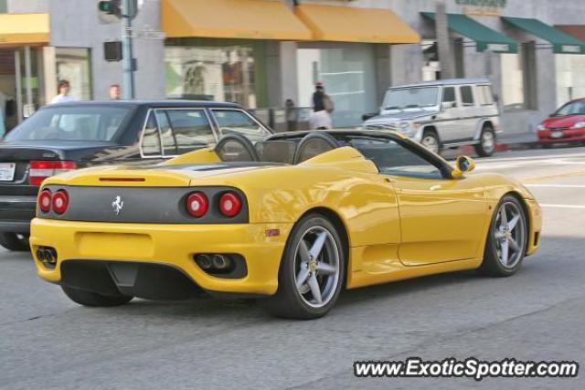 Ferrari 360 Modena spotted in Beverly Hills, California