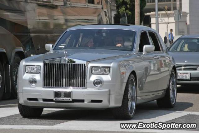 Rolls Royce Phantom spotted in Beverly Hills, California