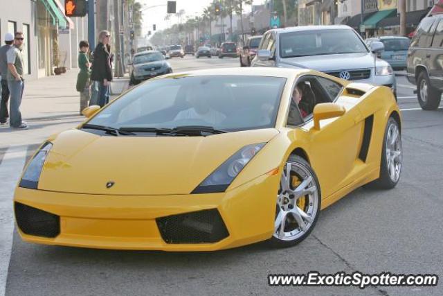 Lamborghini Gallardo spotted in Beverly Hills, California