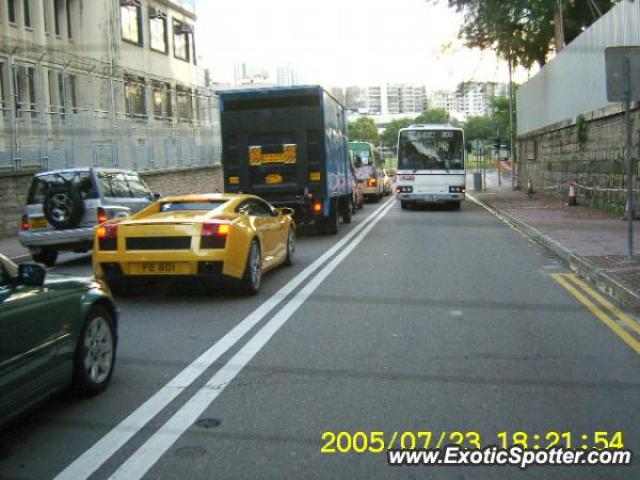 Lamborghini Gallardo spotted in Hong Kong, China