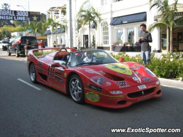 Ferrari F50 spotted in Beverly Hills, California
