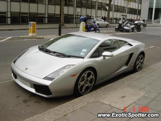 Lamborghini Gallardo spotted in London, United Kingdom