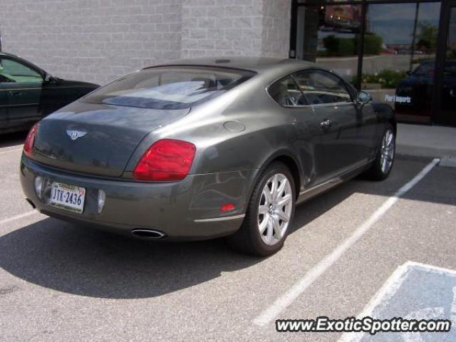 Bentley Continental spotted in Richmond, Virginia