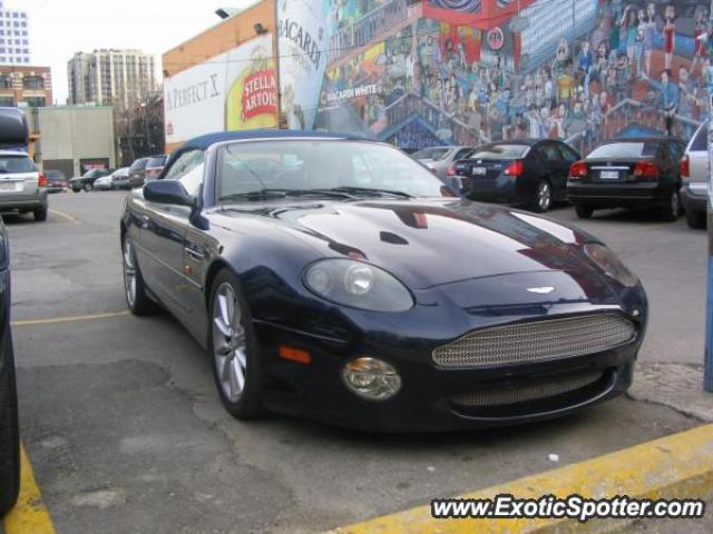 Aston Martin DB7 spotted in Toronto, Canada