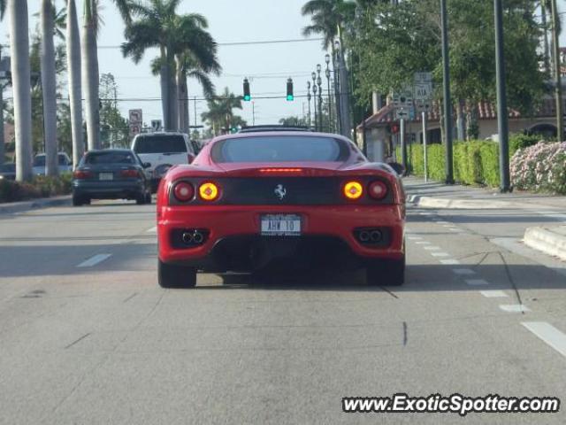 Ferrari 360 Modena spotted in Boca Raton, Florida