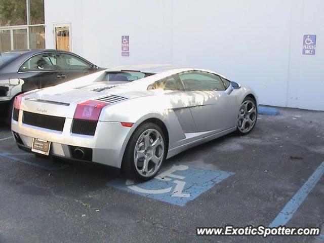 Lamborghini Gallardo spotted in Irvine, California