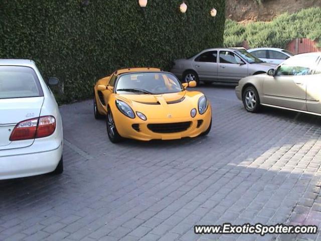 Lotus Elise spotted in Newport, California