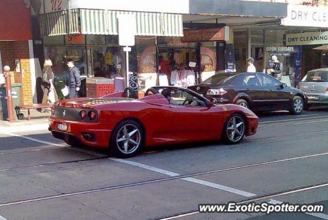 Ferrari 360 Modena spotted in Melbourne, Richmond, Australia