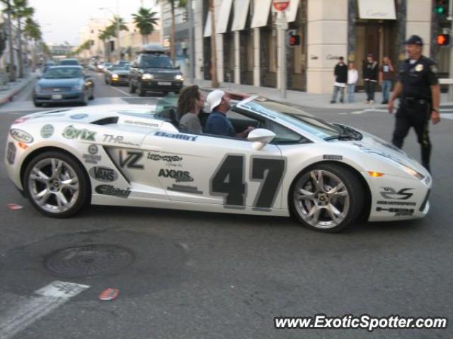 Lamborghini Gallardo spotted in Beverly Hills, California