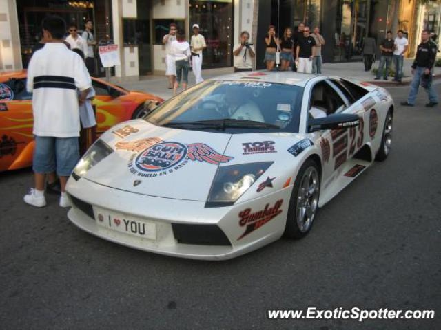 Lamborghini Murcielago spotted in Beverly Hills, California