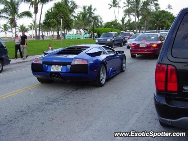 Lamborghini Murcielago spotted in Miami, Florida